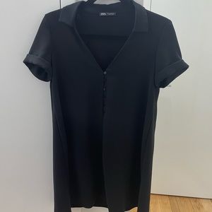 Zara black mini dress